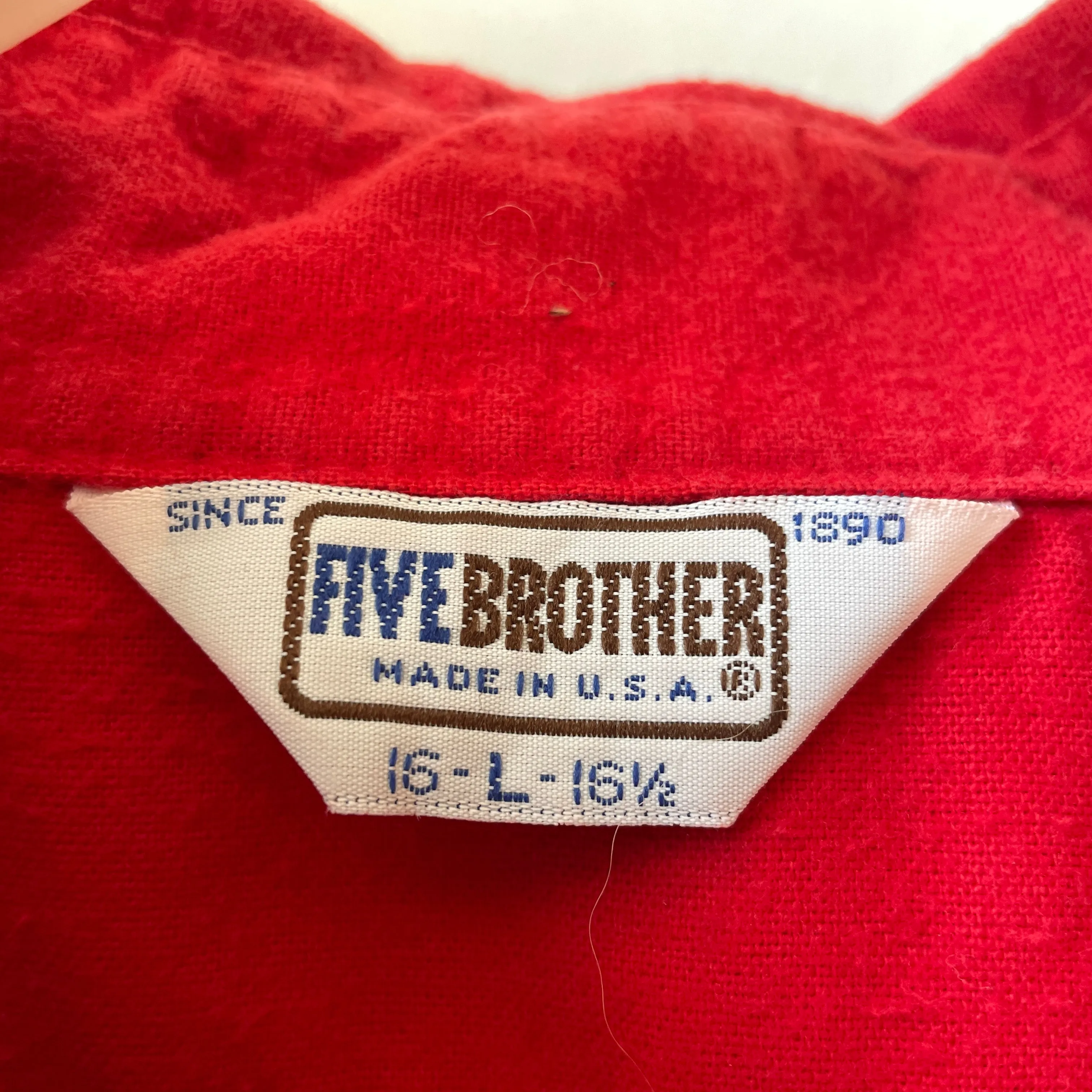 70’s 5 Brother Chamois Shirt - Large