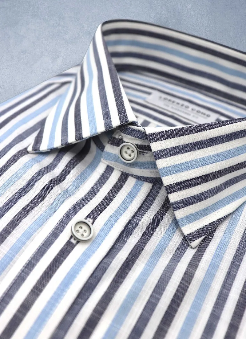 Alexander "Sinfonia Stripe" in Blue Shirt