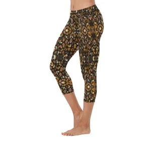 Animal Print Capri Leggings up to 5 XL