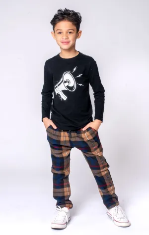 APP Fleece Plaid Club Pants