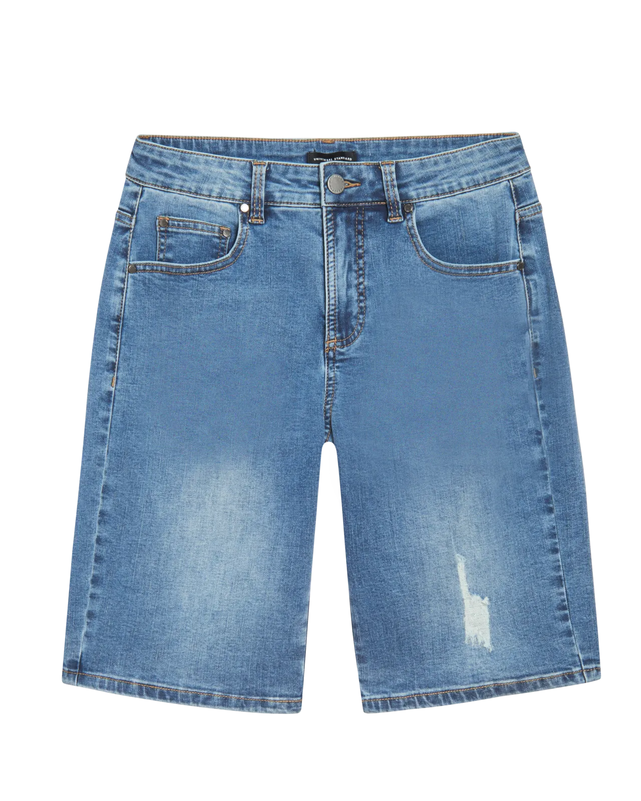 Bae Denim Shorts - Distressed Light Indigo