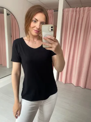 Basic T Shirt  - Black