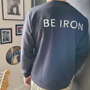 BE IRON Crewneck Sweatshirt - Made in Europe with Love for Triathlon