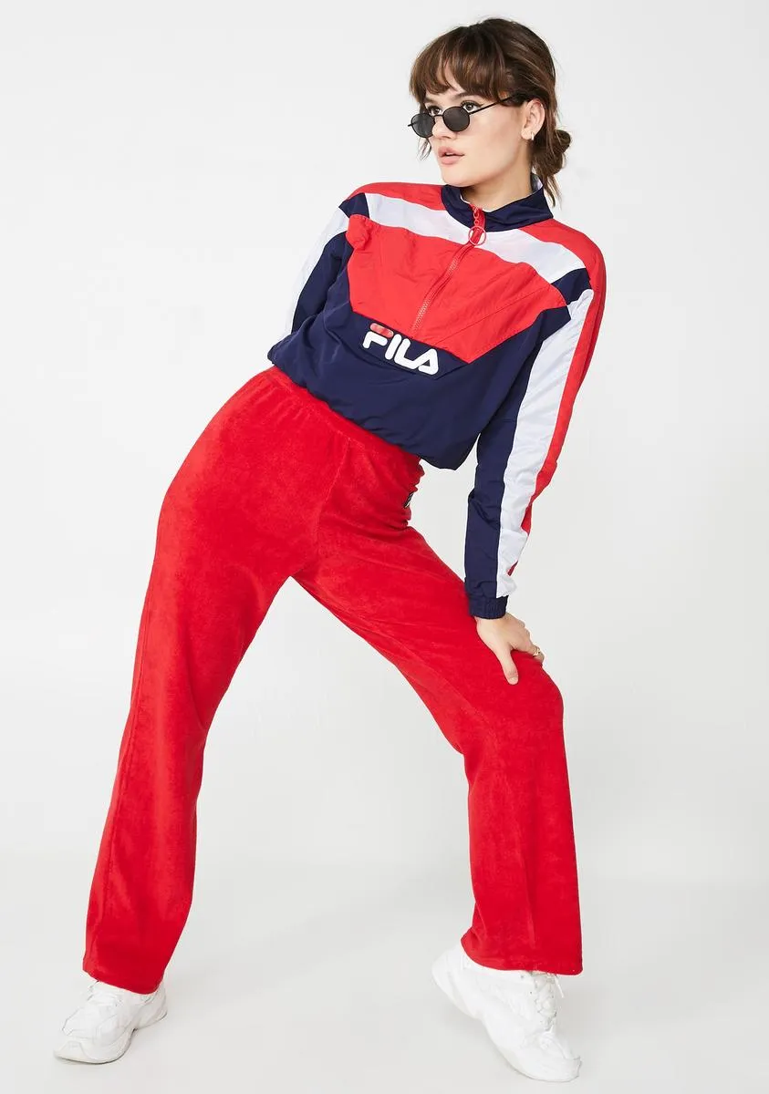 Conchita Half Zip Windbreaker Jacket