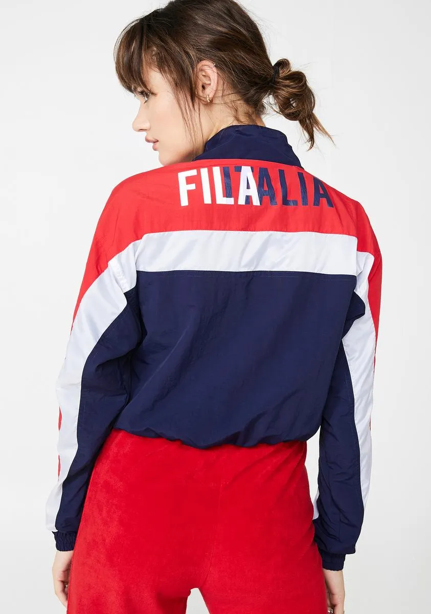 Conchita Half Zip Windbreaker Jacket