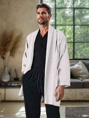 Cozy Cotton Linen Kimono Cardigan