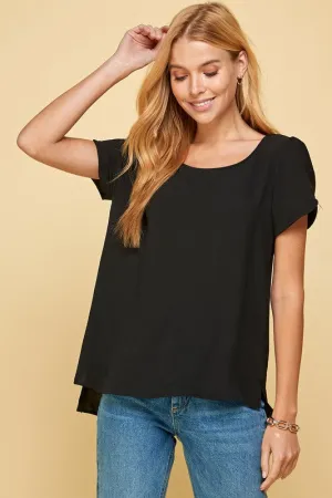 Ella's Black Blouse