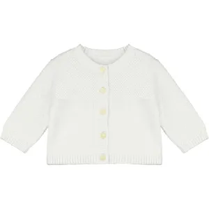 Emile Et Rose Baby White Cypress Cardigan