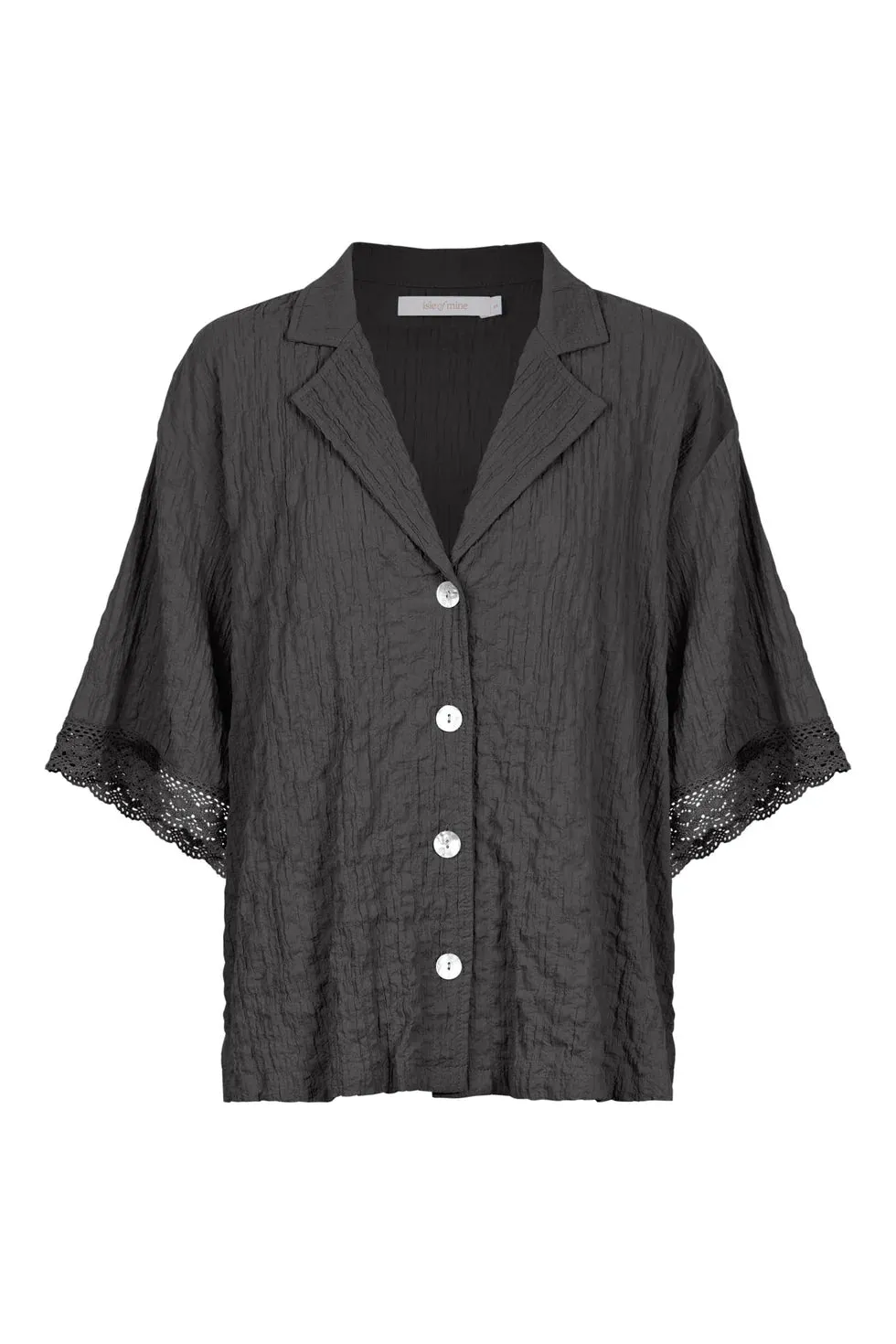 FLEUR SHIRT- GRAPHITE