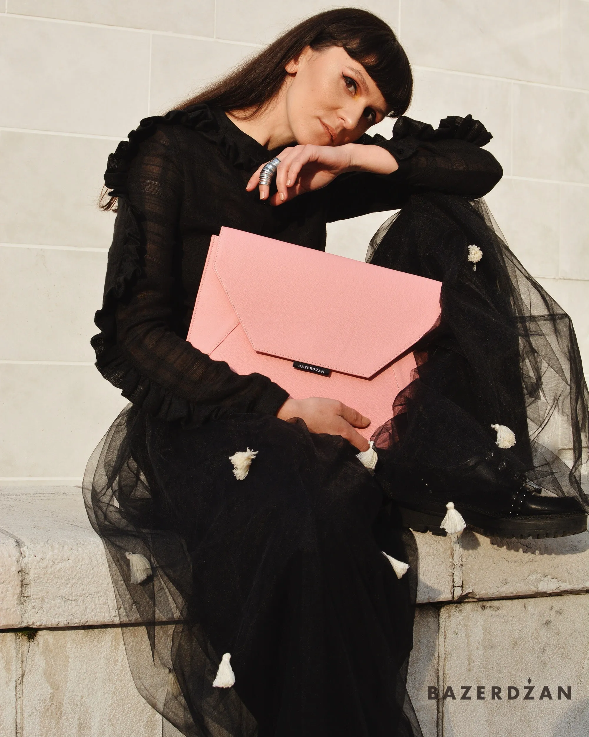 Frill Blouse by Bazerdzan