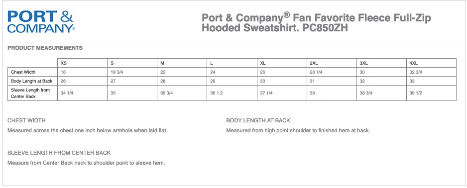 Full Zip Unisex Hoodie
