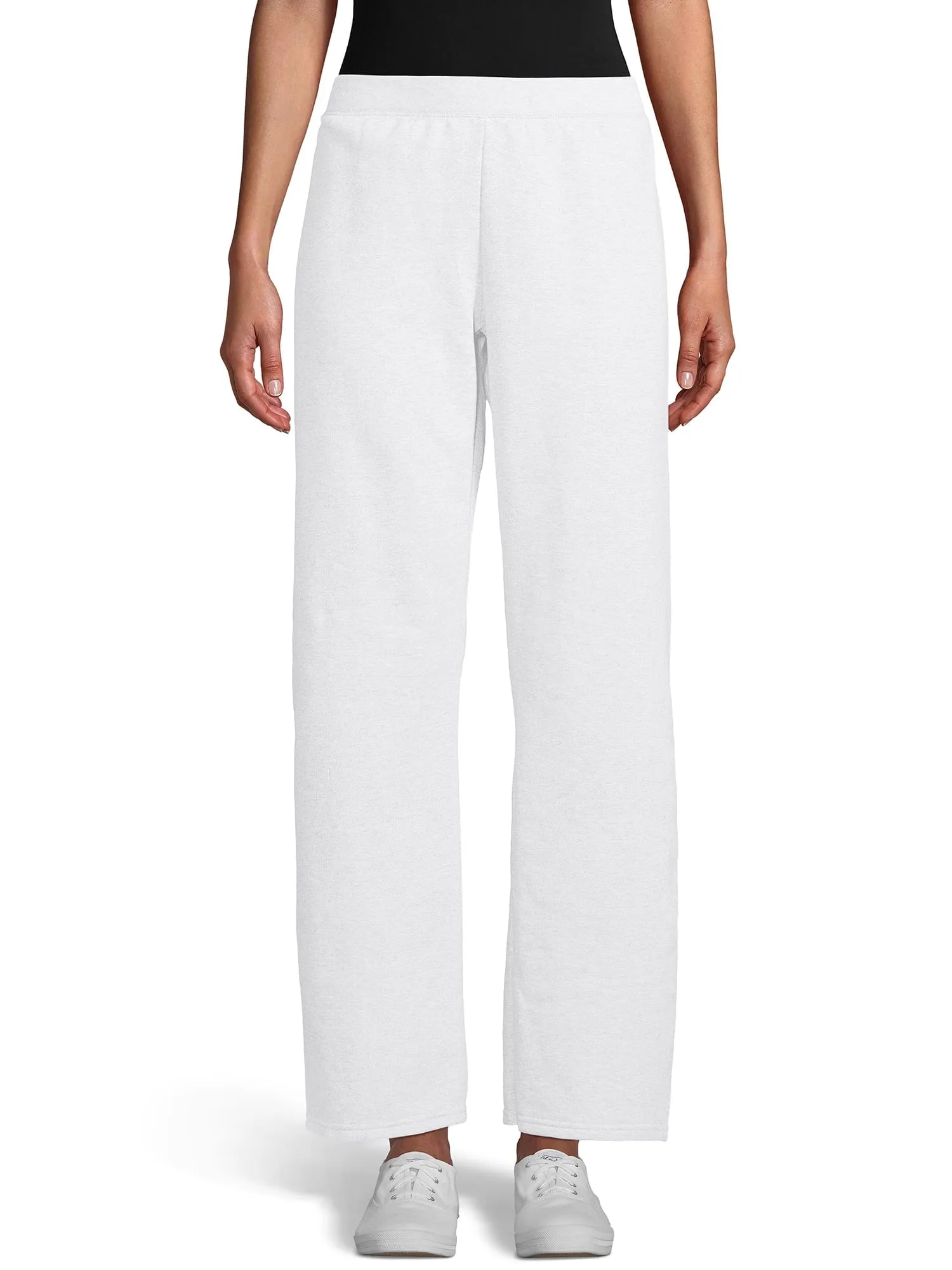 Hanes ComfortSoft EcoSmart Women's Open Bottom Fleece Sweatpants, Sizes S-XXL and Petite