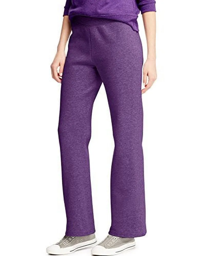 Hanes ComfortSoft EcoSmart Women's Open Bottom Fleece Sweatpants, Sizes S-XXL and Petite