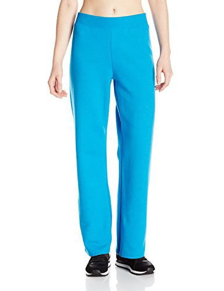 Hanes ComfortSoft EcoSmart Women's Open Bottom Fleece Sweatpants, Sizes S-XXL and Petite