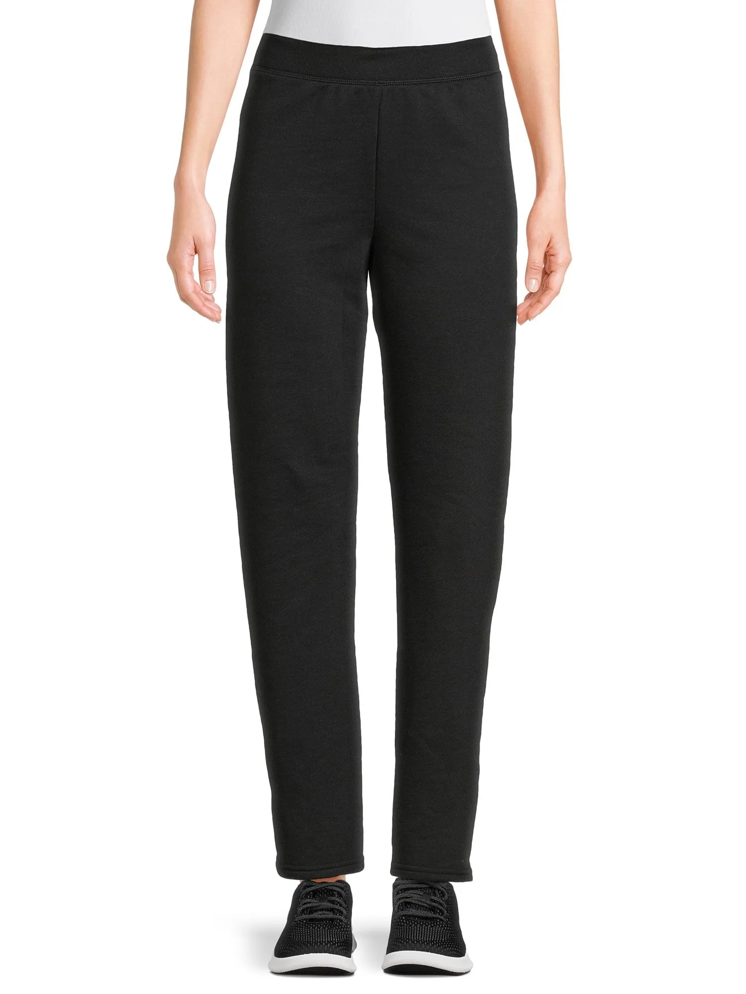 Hanes ComfortSoft EcoSmart Women's Open Bottom Fleece Sweatpants, Sizes S-XXL and Petite