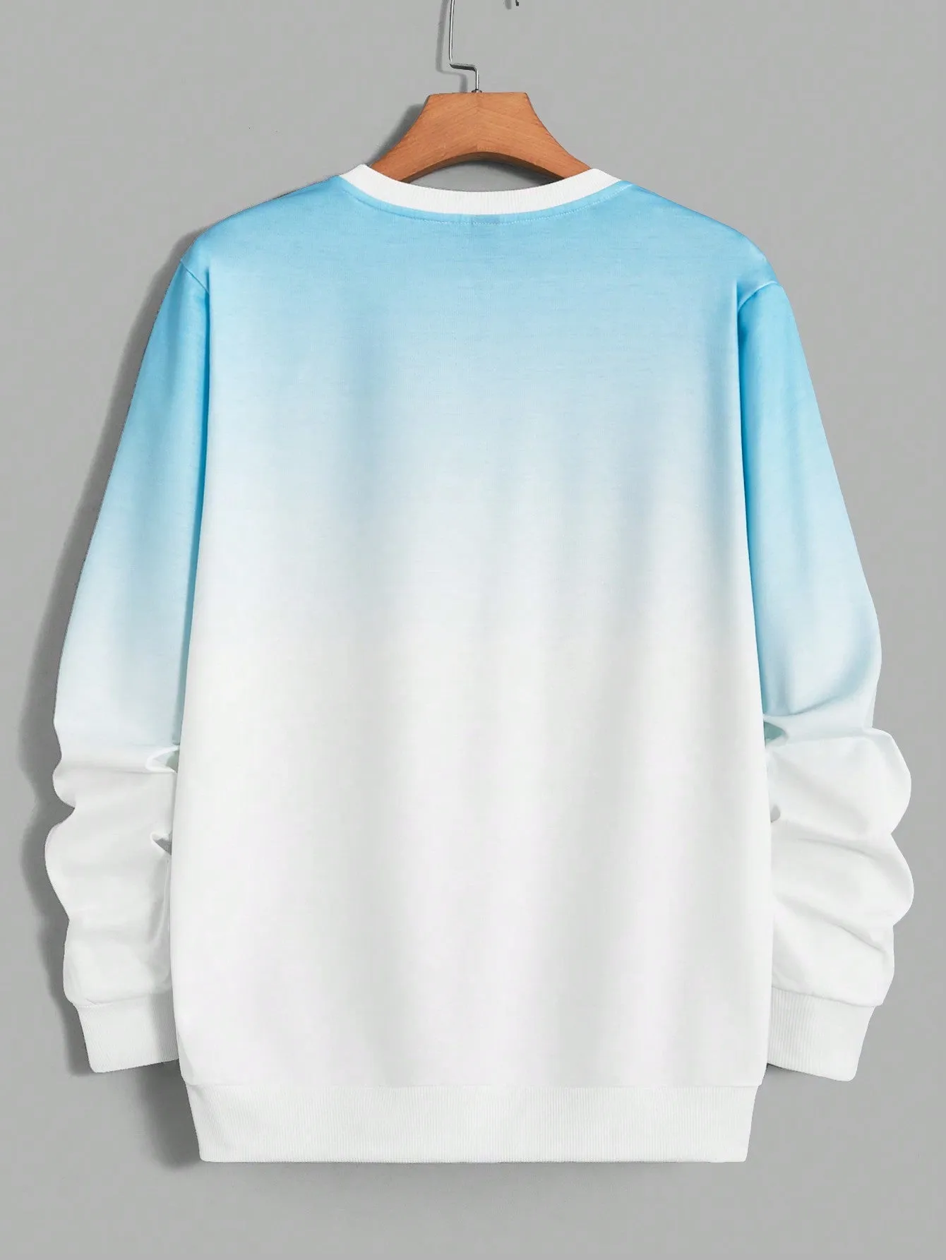 Manfinity Hypemode Men's Gradient Patched Detailed Knitted Casual Sweatshirt