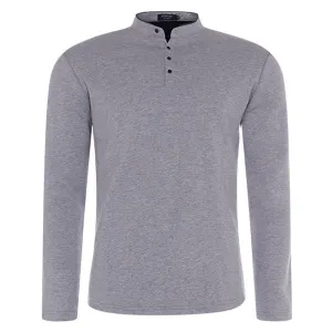 Mens Thick Solid Coton Casual T-Shirt