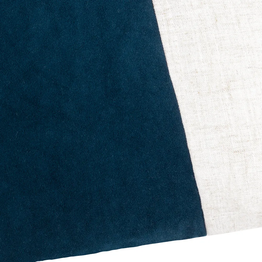 Morden Soft-Washed Velvet Cushion Indigo