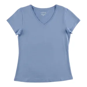 mySTYLE Women's V-Neck Stretch T-Shirt