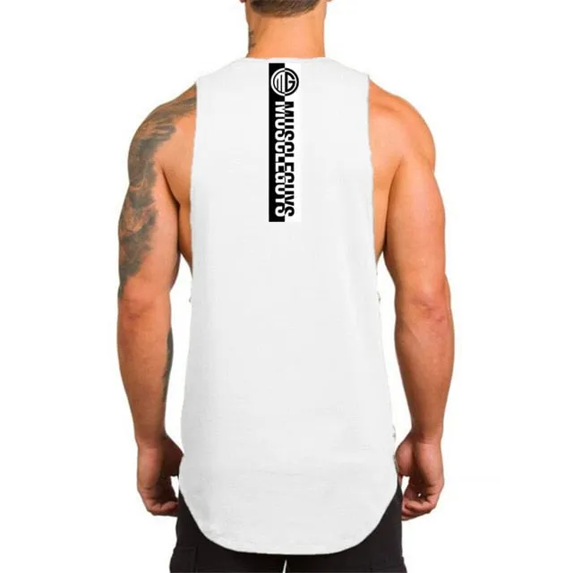 No Pain No Gain Back Line Printed Tank Top