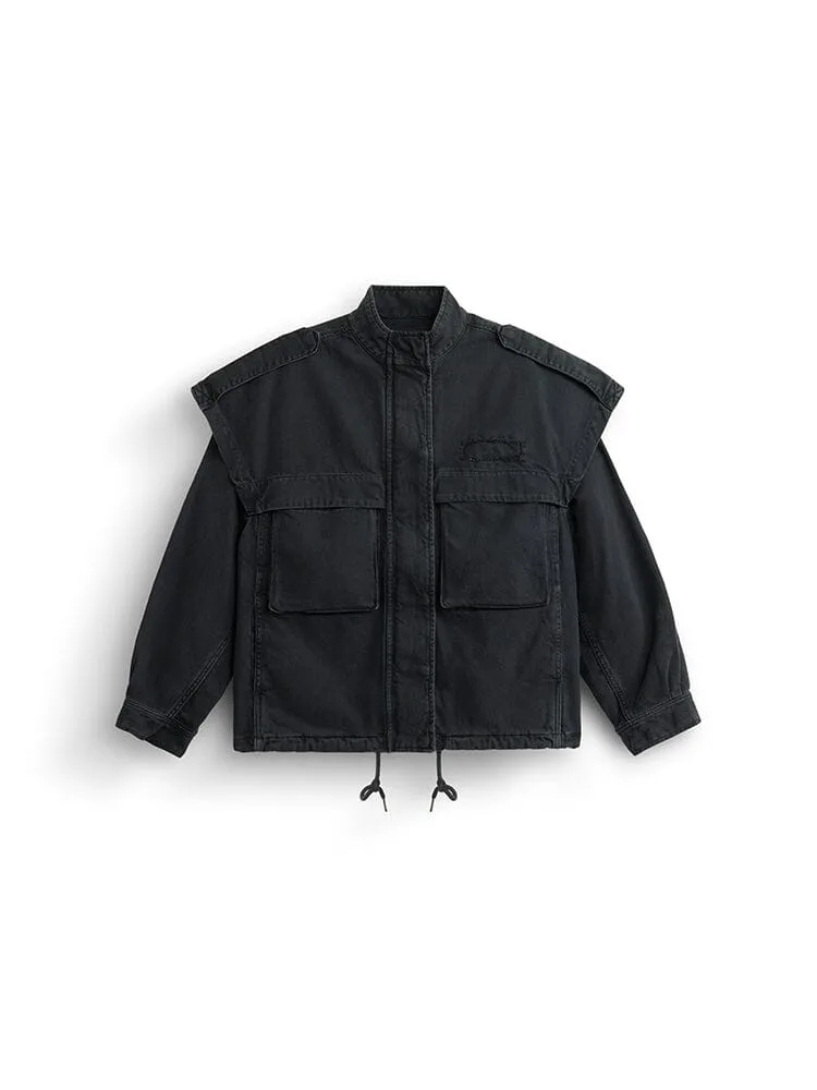 OVERSIZED CTN UTILITY JACKET W