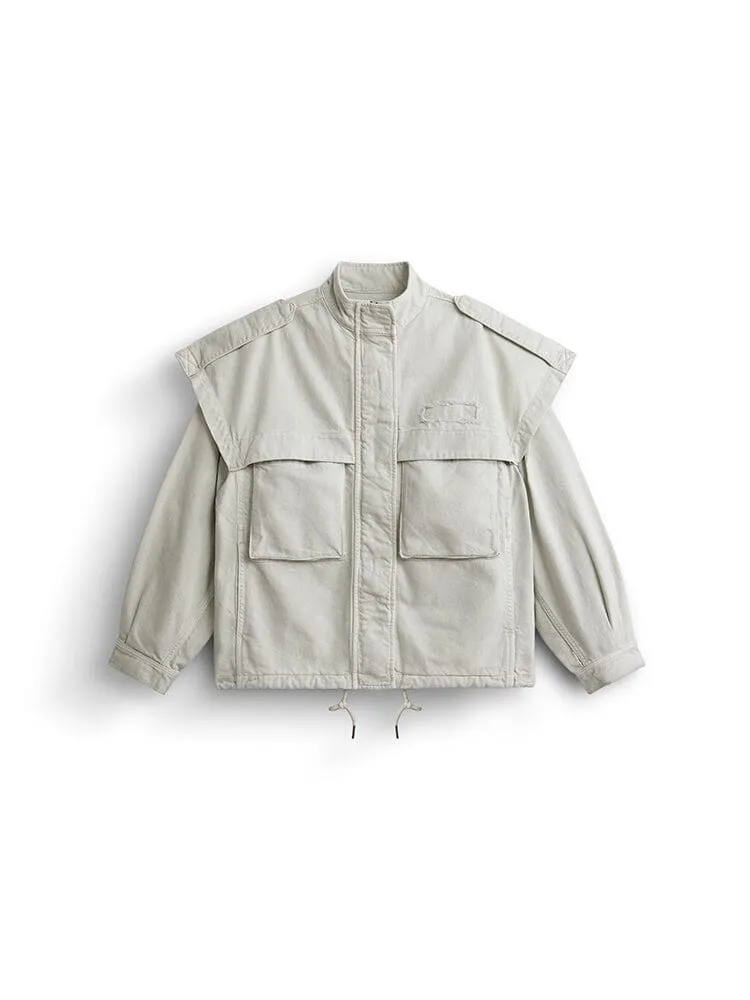 OVERSIZED CTN UTILITY JACKET W