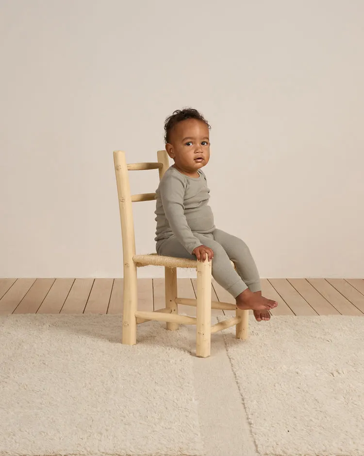 RIBBED TEE   LEGGING SET || BASIL