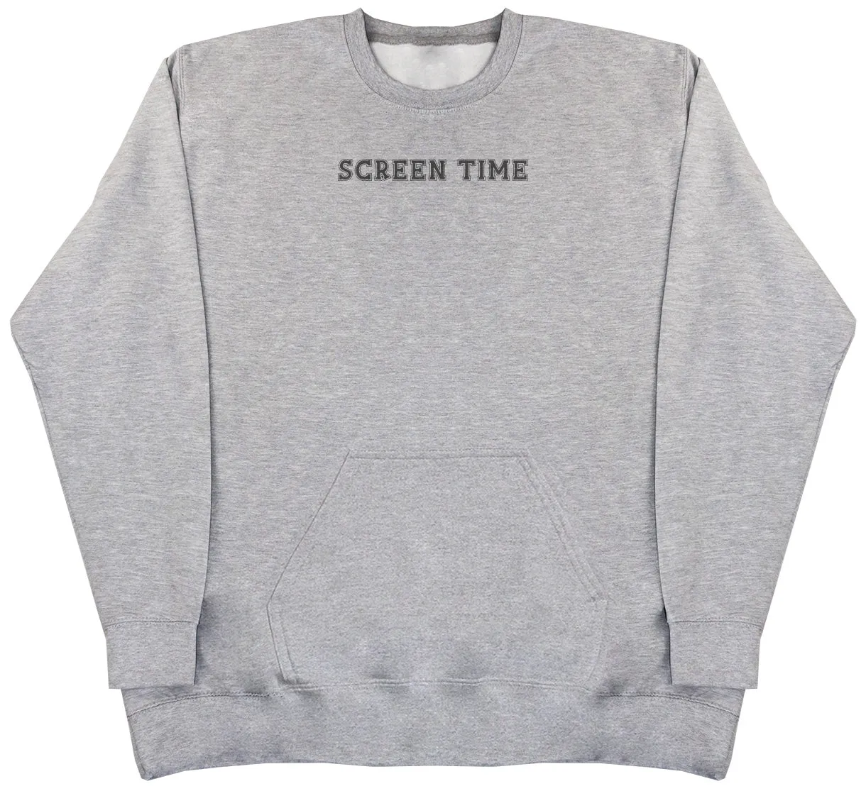Screen Time - Huge Oversized Hoodless Hoodie