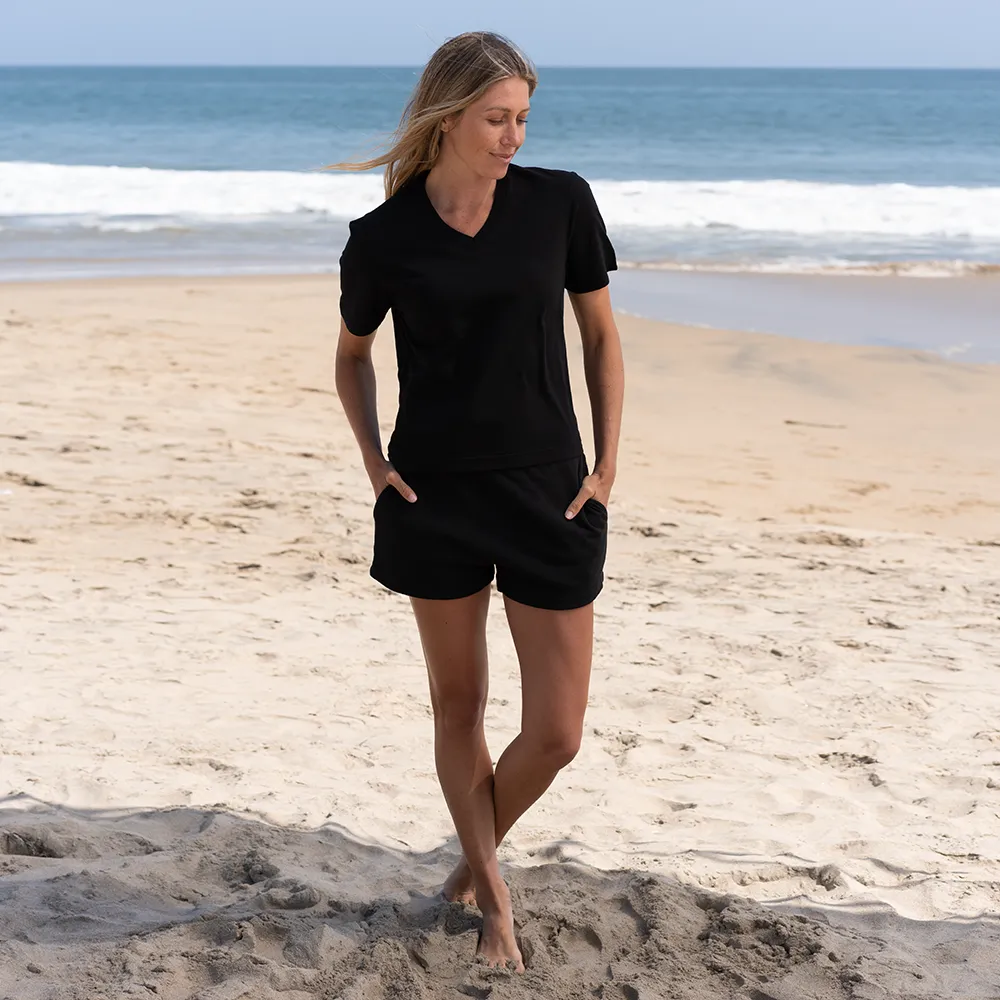 Short Box Tee V-neck