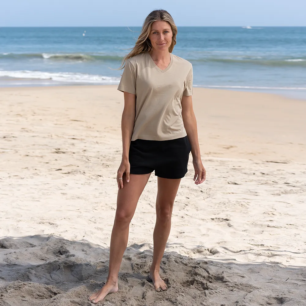 Short Box Tee V-neck