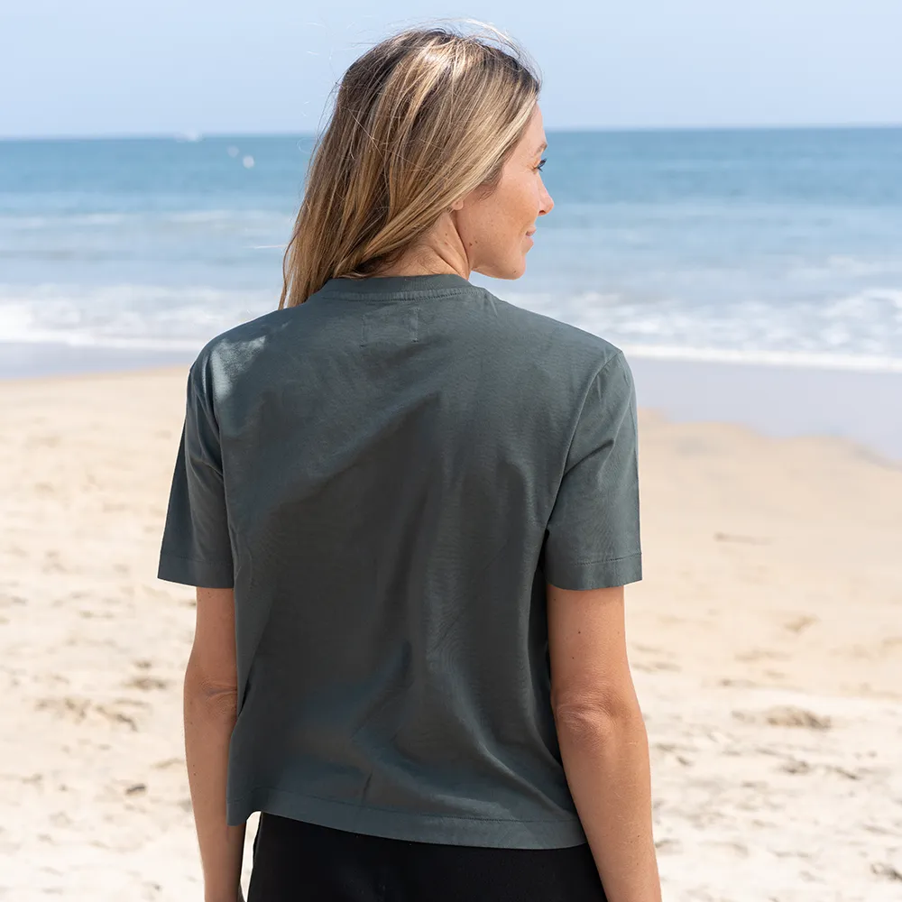 Short Box Tee V-neck