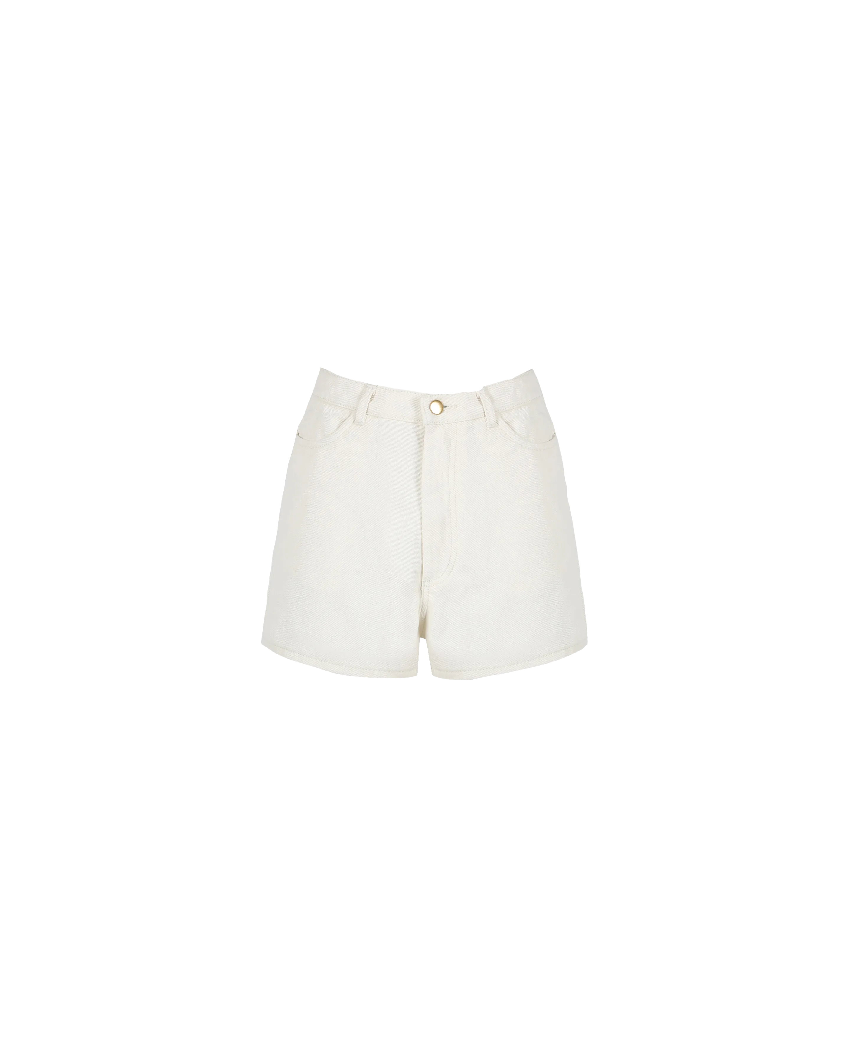 SOLAR DENIM SHORT CREAM