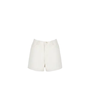 SOLAR DENIM SHORT CREAM