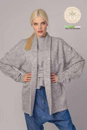 TRINA - Buttonless knitted cardigan