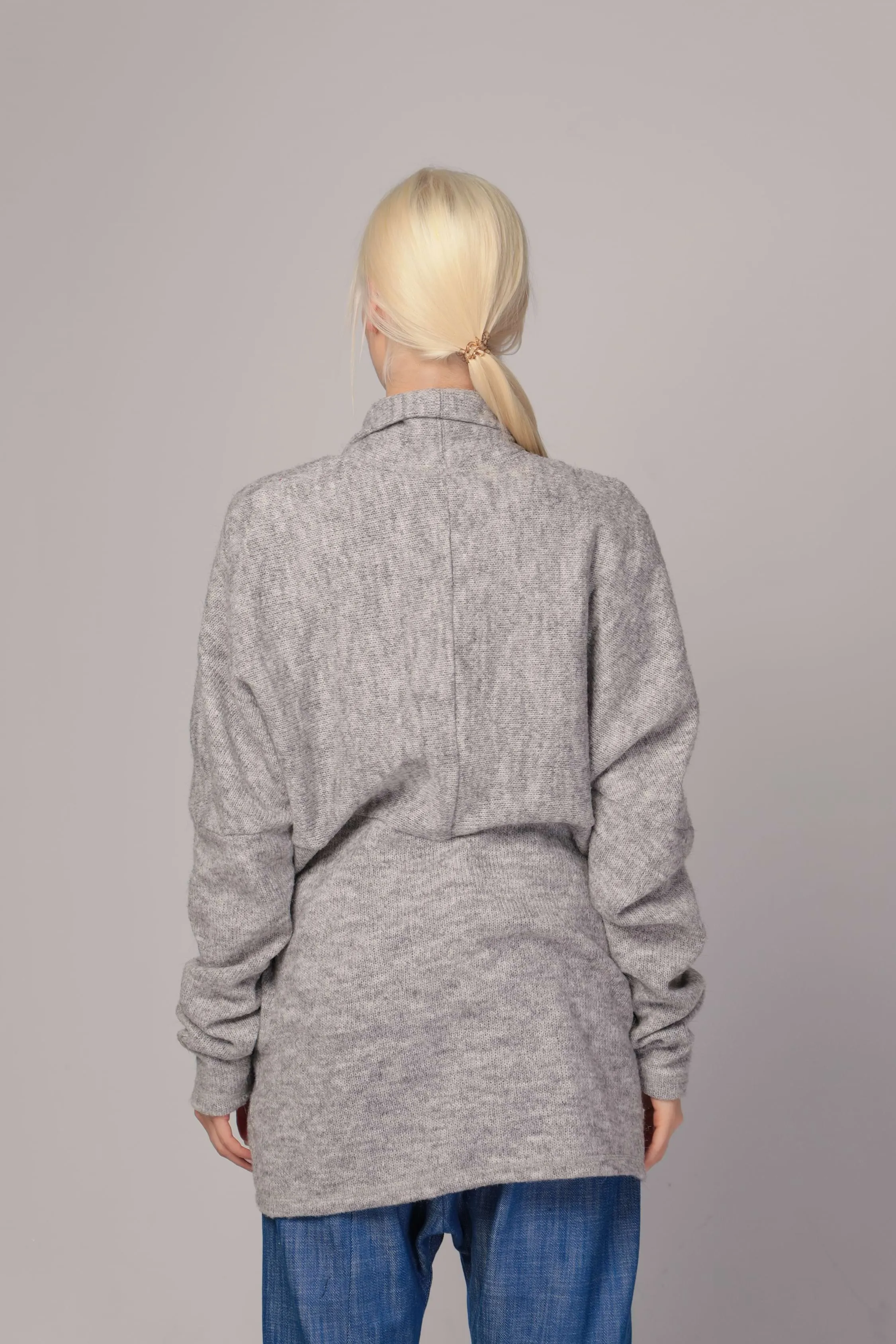 TRINA - Buttonless knitted cardigan