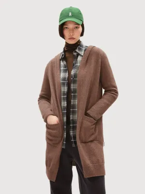 Warmaa Cinnamon dust melange Cardigan| Armedangels