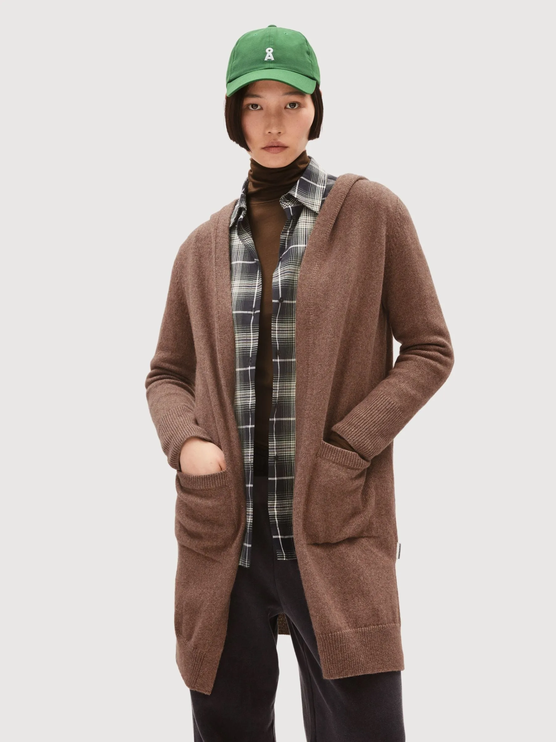Warmaa Cinnamon dust melange Cardigan| Armedangels