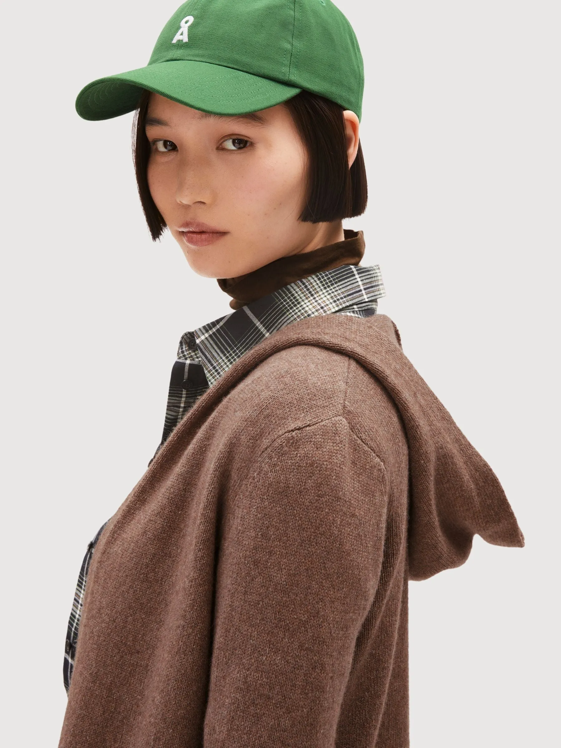 Warmaa Cinnamon dust melange Cardigan| Armedangels