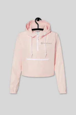 Women's Marshmellow Crop Windbreaker